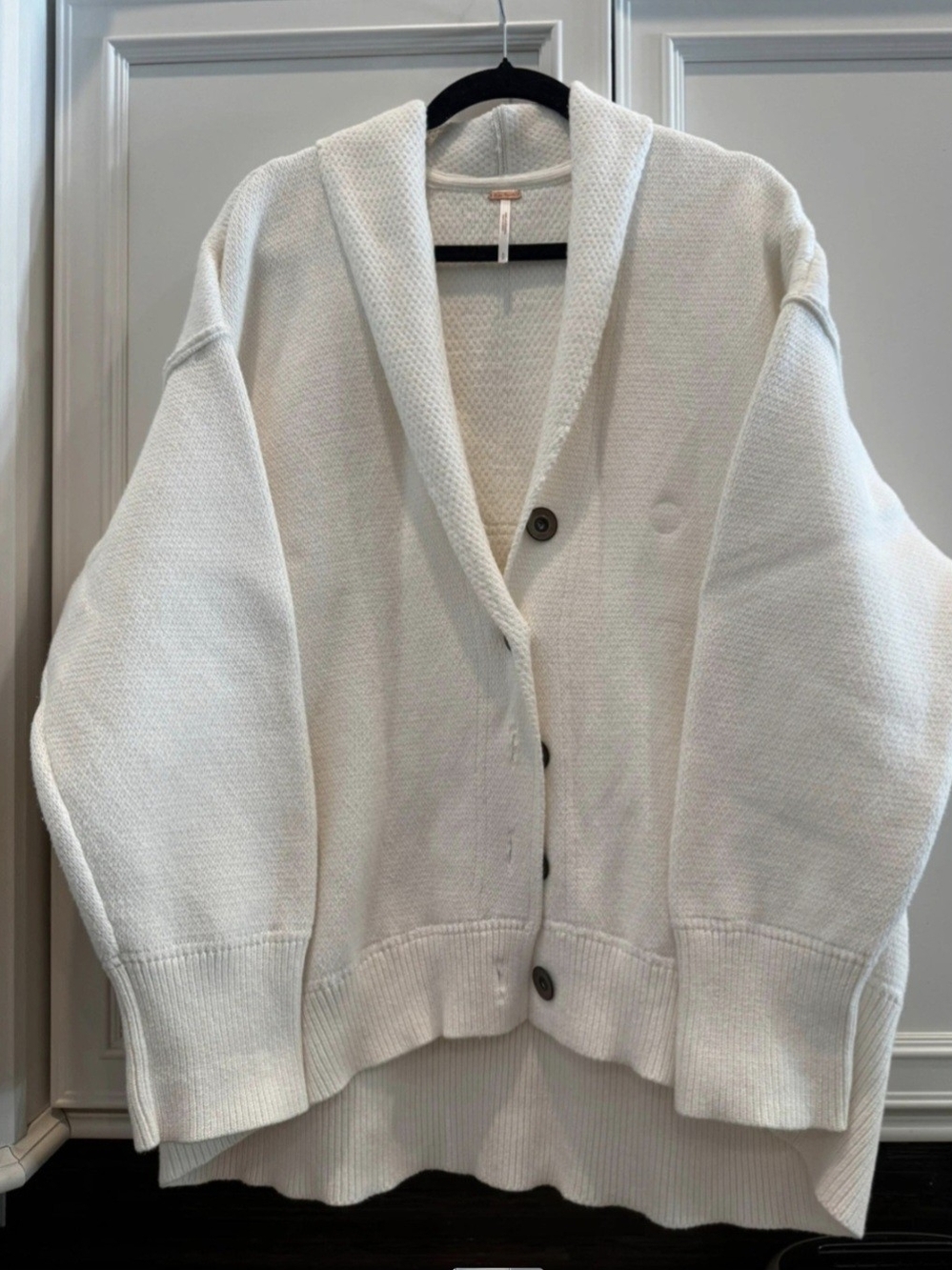Free People Cream Cardigan